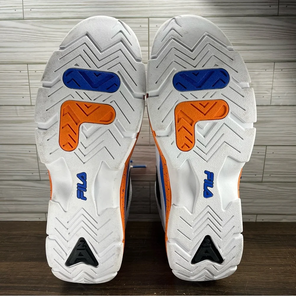 Fila Grant Hill 2 Men’s White Blue Orange Shoes - Men’s Size 15 - Picture 8 of 9